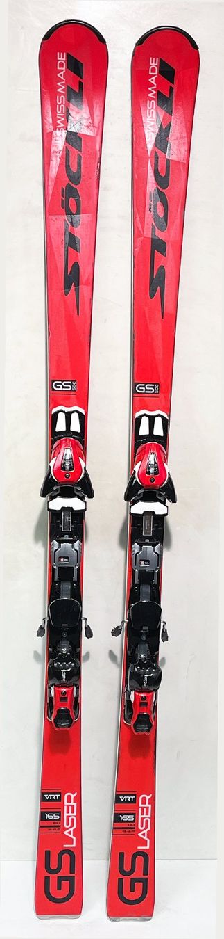 Stöckli Sci: Stöckli LASER  GS VRT   165 cm; Model 2019 mit Platte – Usato da Brüttisellen venduto da SkiverkaufStepan