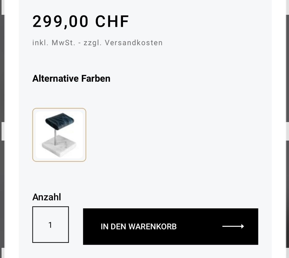 Altri accessori per orologi: Designer Uhrständer – Nuovo (secondo la descrizione) da zürich venduto da ritas0102 5