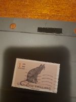 Timbre rare Thaïlande - Chat Siamois - Collectionneur !