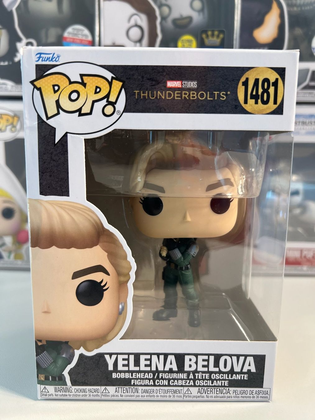 Funko Statuette: Funko POP! Marvel Thunderbolts Yelena Belova – Nuovo e nell'imballaggio originale da Le Mouret venduto da perfectbijou