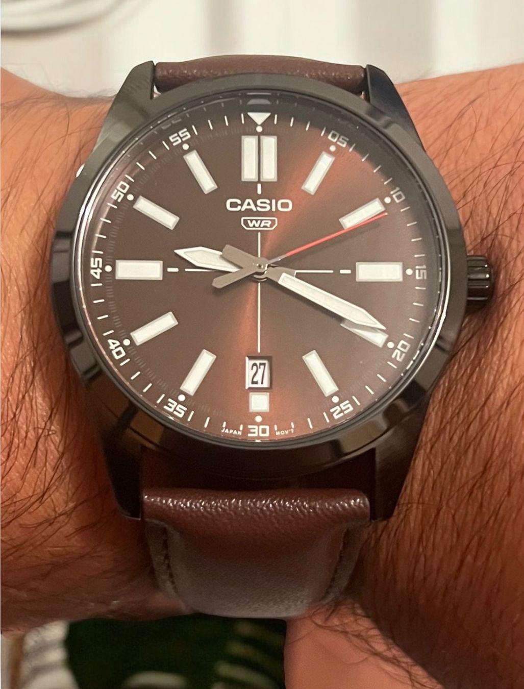 Casio Orologi: Casio Armbanduhren MTP-VD02BL-5EUDF – Nuovo e nell'imballaggio originale da Adlikon b.Regensdf venduto da GPITIME