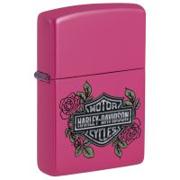 ZIPPO Harley-Davidson® mit Rosen Feuerzeug 60007425