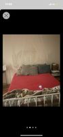 Romantisches Bettgestell, Metall, weiss, 160x200 cm