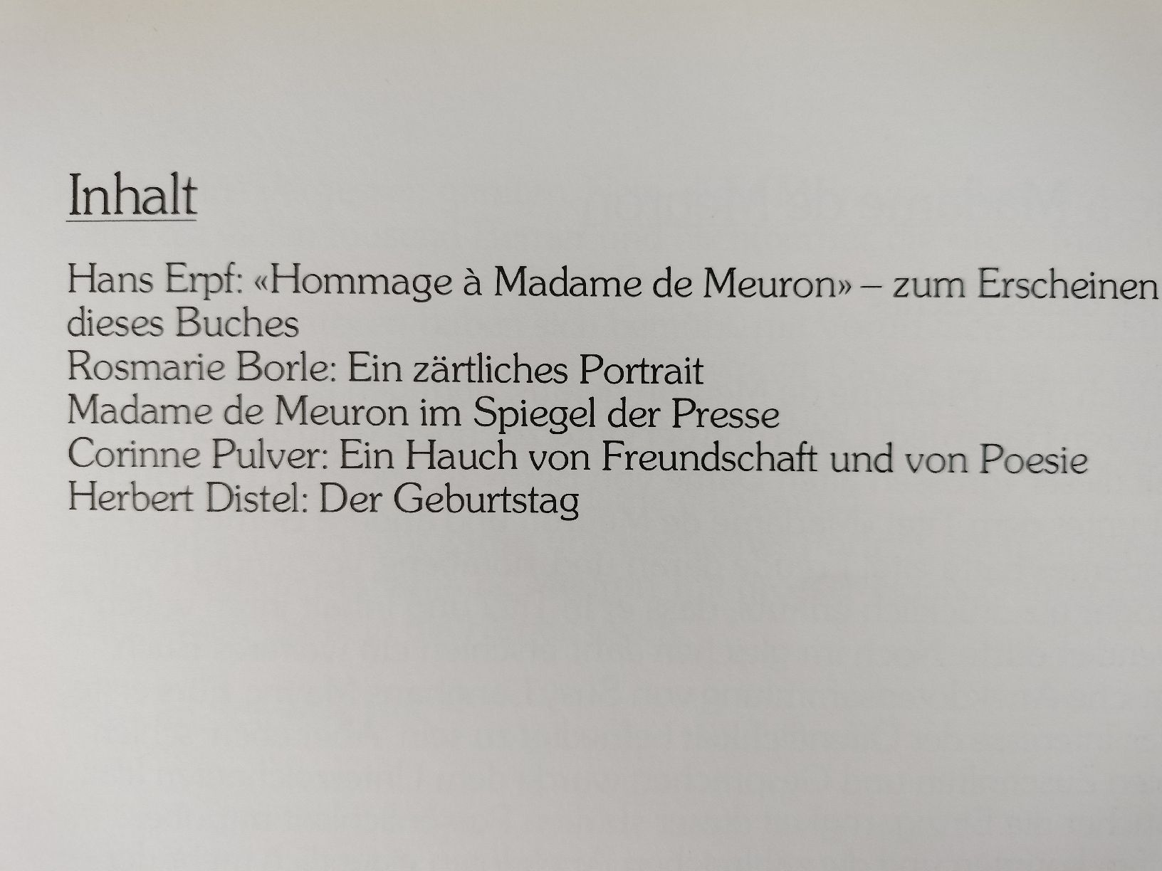 Bücher: Erinnerungsalbum, Madame de Meuron – Gebraucht aus Schwanden Sigrisw von cadieux71 3
