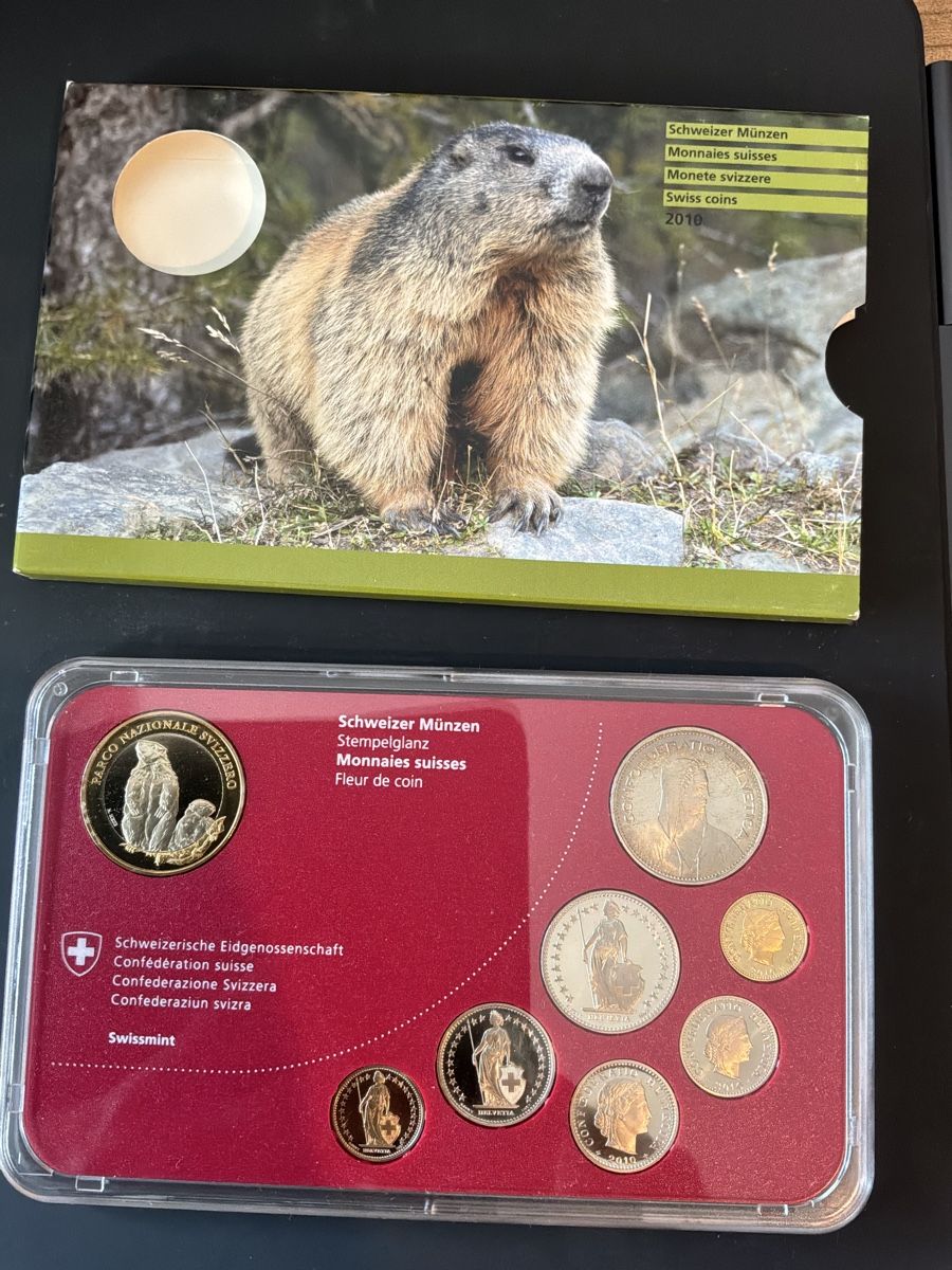 Alle Münzen: Münzsatz Schweiz JG 2010 STGL  – Gebraucht aus Locarno von dieter.s77