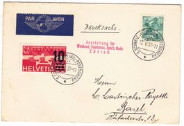 Lettre de Zürich BPA A19 pour Basel le 12.V.37