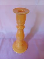 Kerzenständer aus Keramik, orange, neu