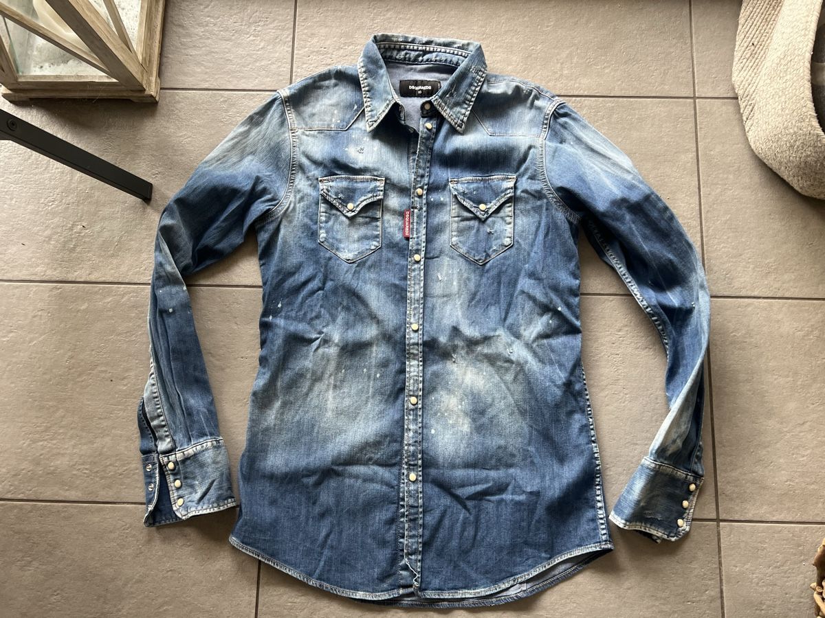 Dsquared2 Chemises: Dsquared2 camicia jeans uomo 50 – D'occasion à Mendrisio par fly_9wzx 1