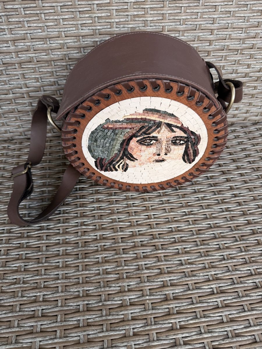 Borse da donna: Ledertasche im Mosaik-Design – Nuovo (secondo la descrizione) da Winterthur venduto da Tmerve34 1