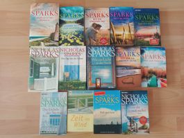 14x Nicholas Sparks Roman Romane Romance Liebe Belletristik