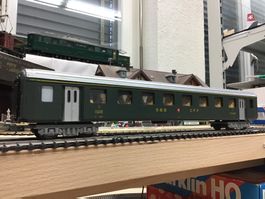 SBB CFF Personenwagen, Lima grün, H0 - Top Zustand!