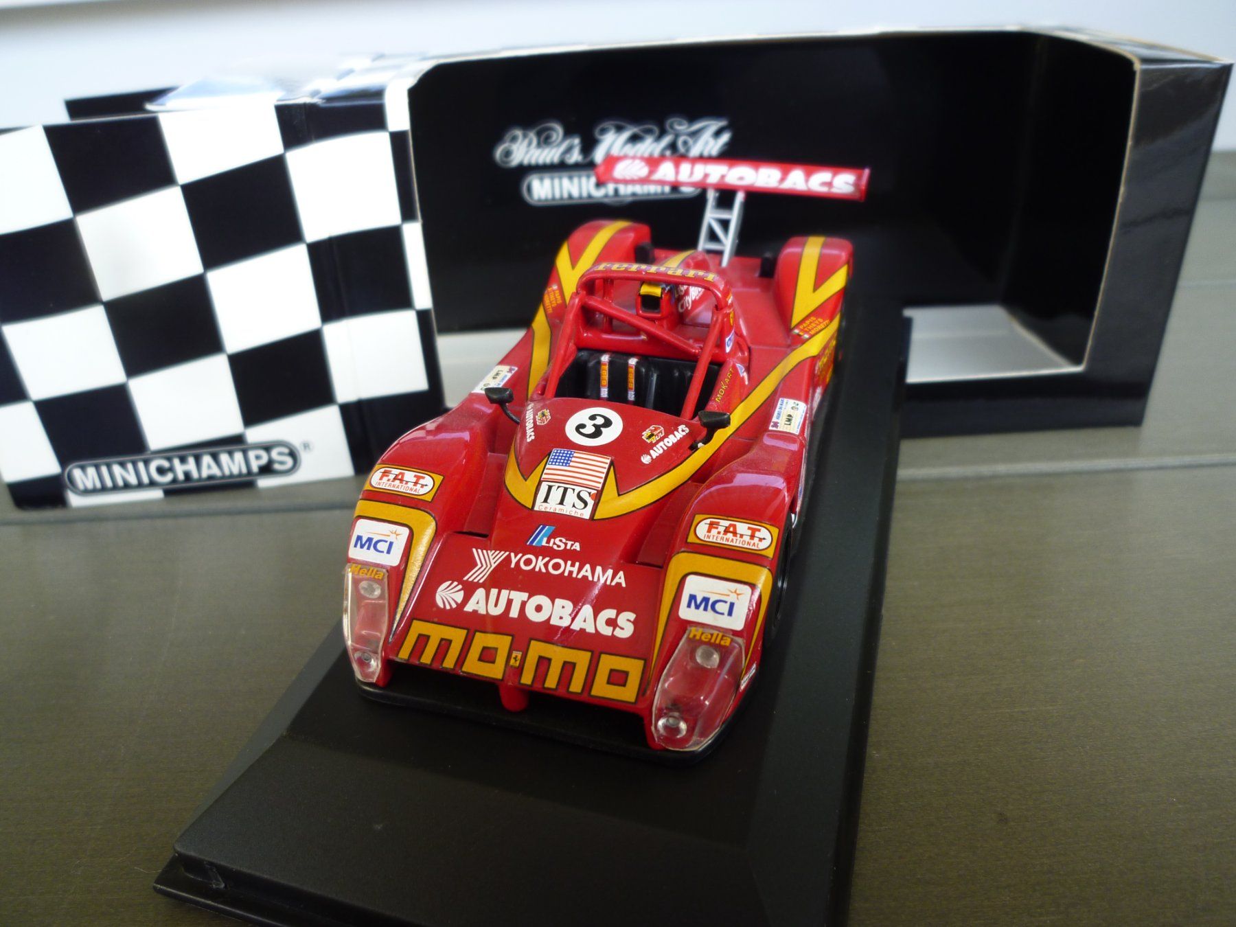 Ferrari Modellini d'auto: Ferrari 333 SP (Le Mans  1997) – Nuovo e nell'imballaggio originale da Flawil venduto da Imperiosud 2