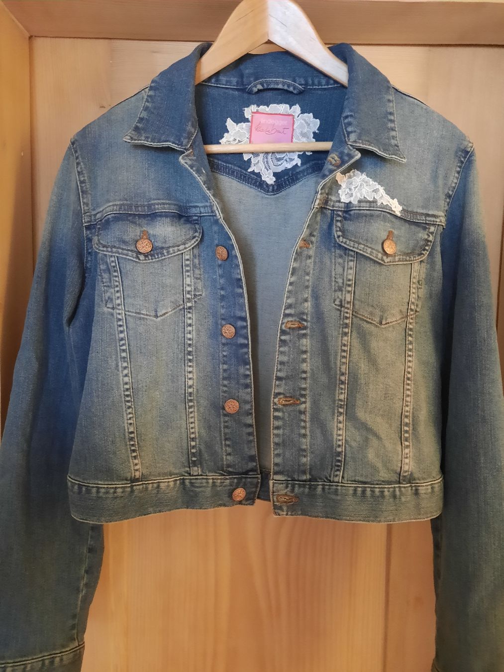Giacche: Lindegger Jeansjacke "Küss die Braut" - Gr. 46 – Nuovo (secondo la descrizione) da Unterterzen venduto da elebo 6