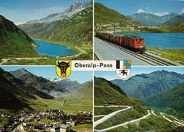 OBERALP-PASS mit Andermatt - Furka-Oberalp-Bahn