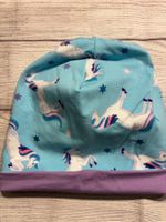Einhorn Beanie, Wendemütze, Ökotex, Gr. 54 NEU