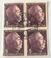 4 er Block Nr.J 125 mit Vollstempel Bern