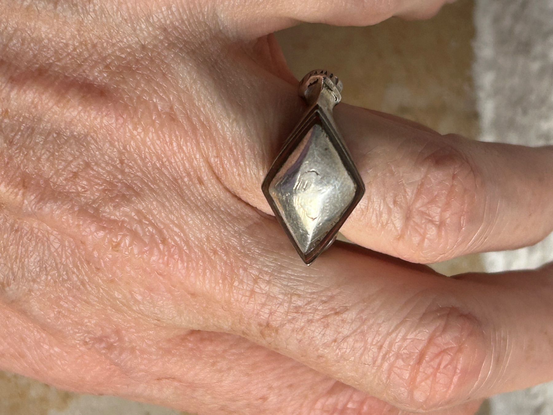 Ringe: Silberring SPECIAL Design, Grösse 57, orientalisch – Gebraucht aus Basel von bellespirit 3