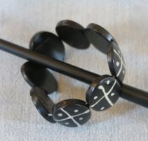 Armband "Schild" aus Horn