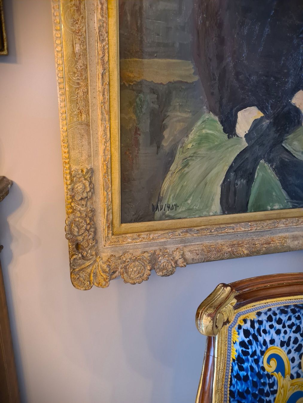 Dipinti: Grossartiges Gemälde von Gabriel Dauchot 1927 – Usato da Rotkreuz venduto da Dobermann5 2