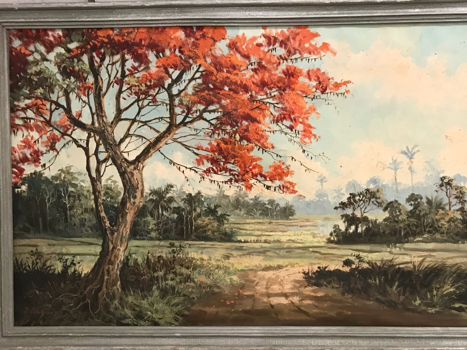 Dipinti: Schönes Antik Gemälde 139x80cm – Usato da Zürich venduto da otomado 5