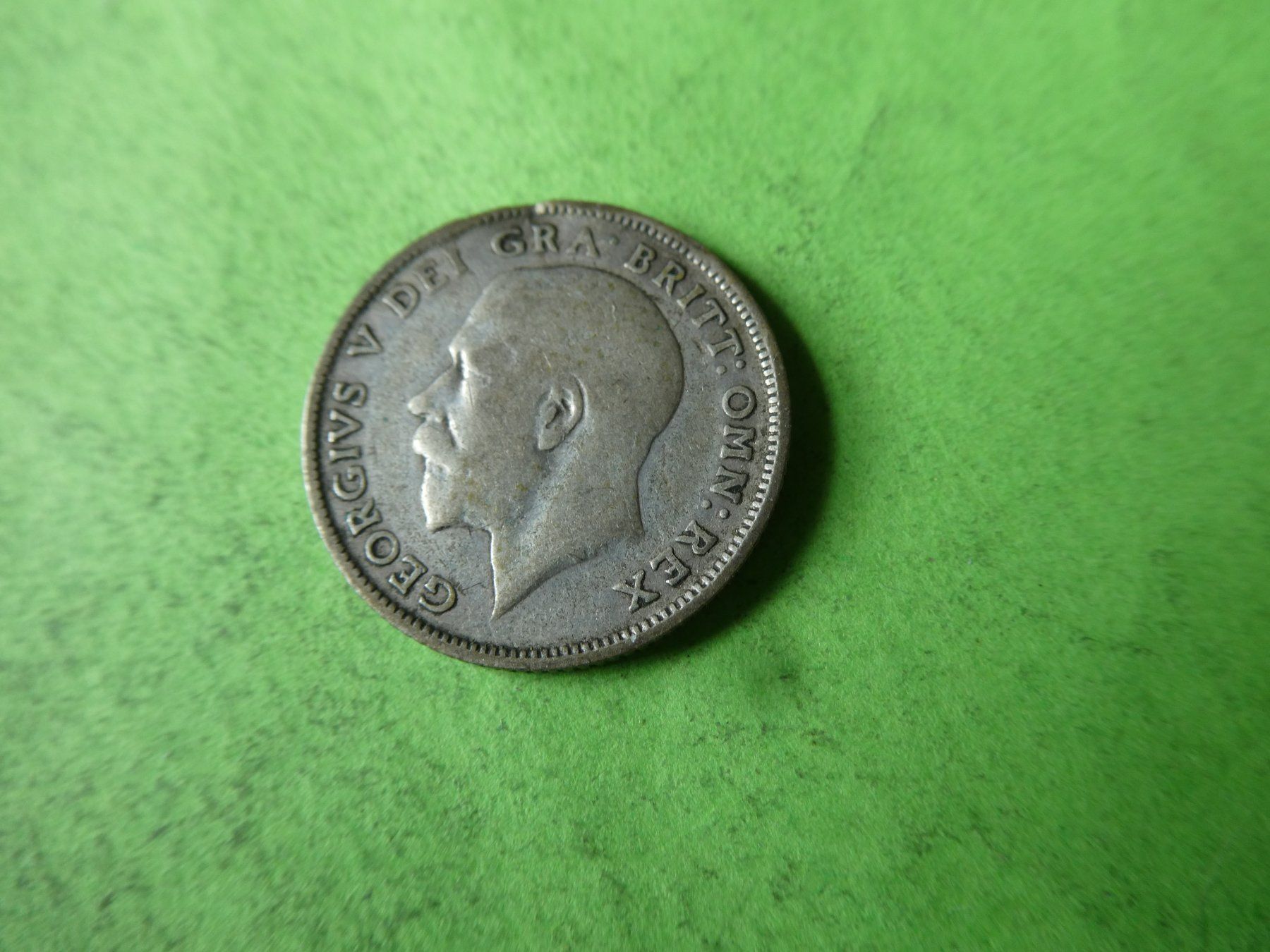 Toutes les monnaies: Grossbritannien 1923, 6 Pence - Silber – D'occasion à Hinterforst par Rohusri 1
