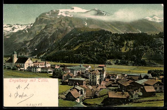 Cartes postales: AK Engelberg, Totalansicht – D'occasion à Berlin par bartko-reher