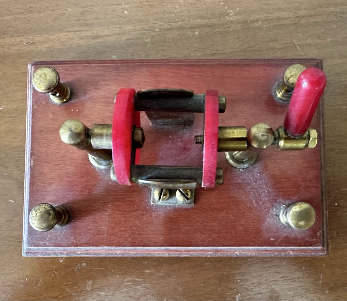 Messen: Drehspul-Galvanometer mit Messing und Holzgehäuse – Gebraucht aus Oensingen von Onuk1 1