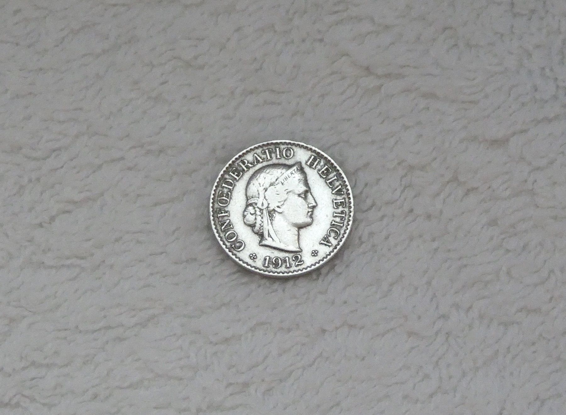 Alle Münzen: 5 centimes/Rappen 1912 – Gebraucht aus Nyon von Ilmi09