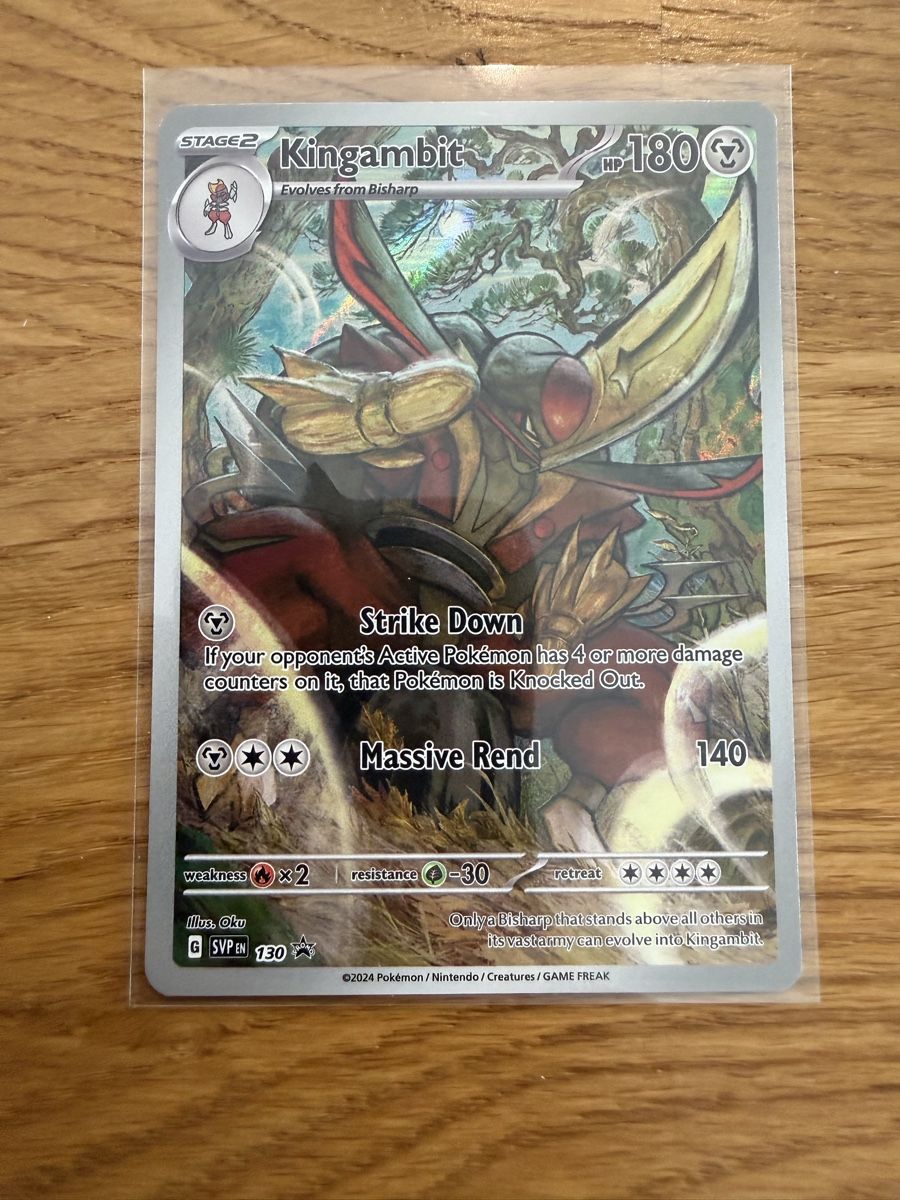 Pokémon Sammelbilder & Trading cards: Kingambit SVP130 – Gebraucht aus Amriswil von sim_nlb6