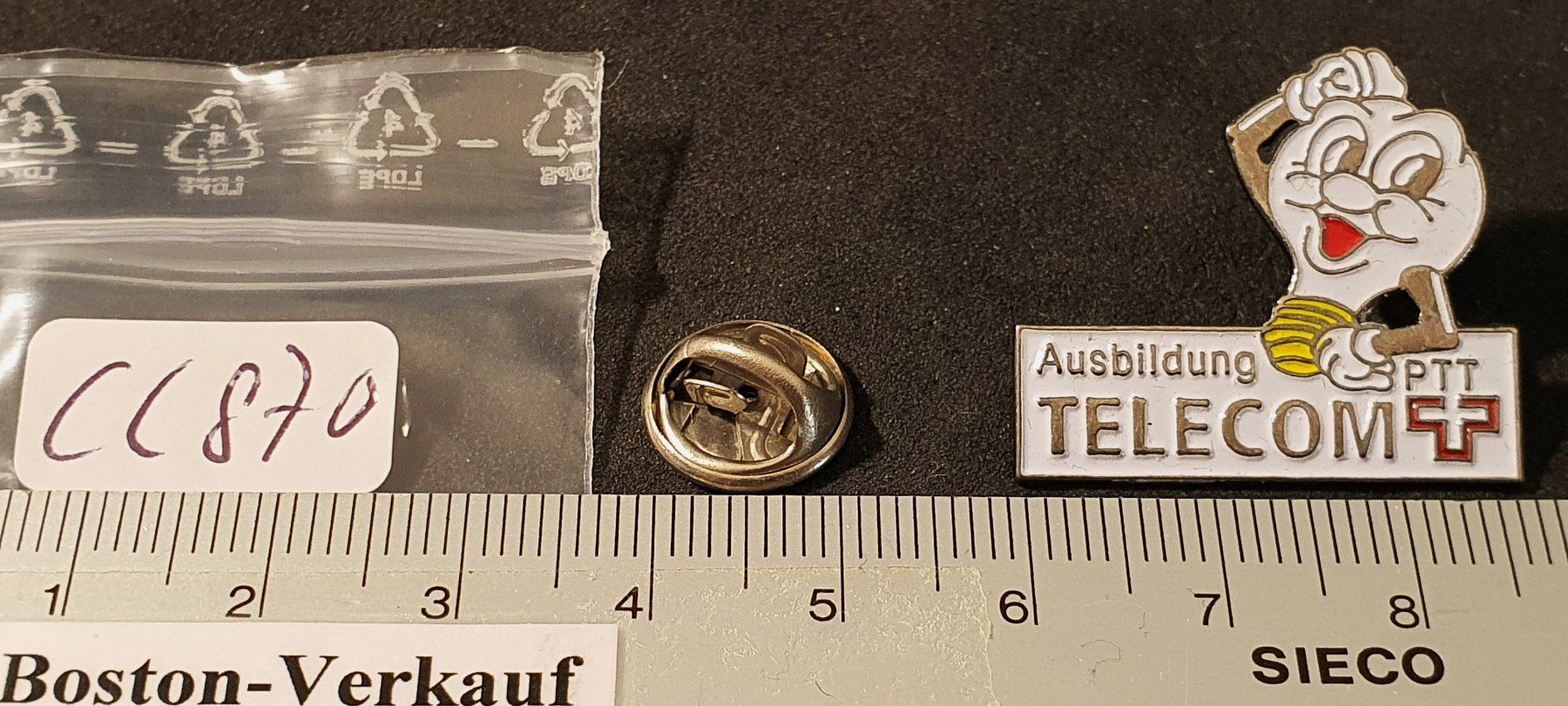 Placchette & Badge: CC870 - Pin Ausbildung PTT Telecom – Usato da Reinach BL venduto da Boston-Verkauf 1