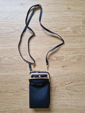 Handytasche mit Portemonnaie schwarz