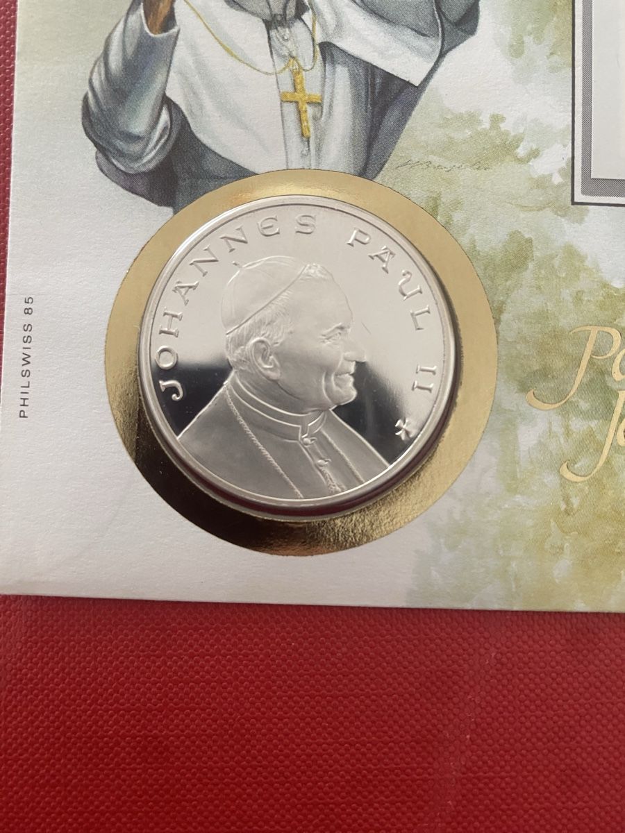 Médailles: Silbermedaille Papst in Liechtenstein – Neuf (Voir description) à Muralto par Alex1912 1