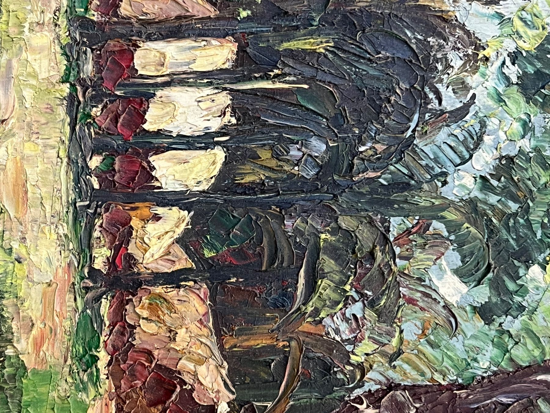 Dipinti: HUILE SUR PANNEAU SIGNÉE ET DATÉE 1955 – Usato da Genève venduto da Leboucheoreilles 3