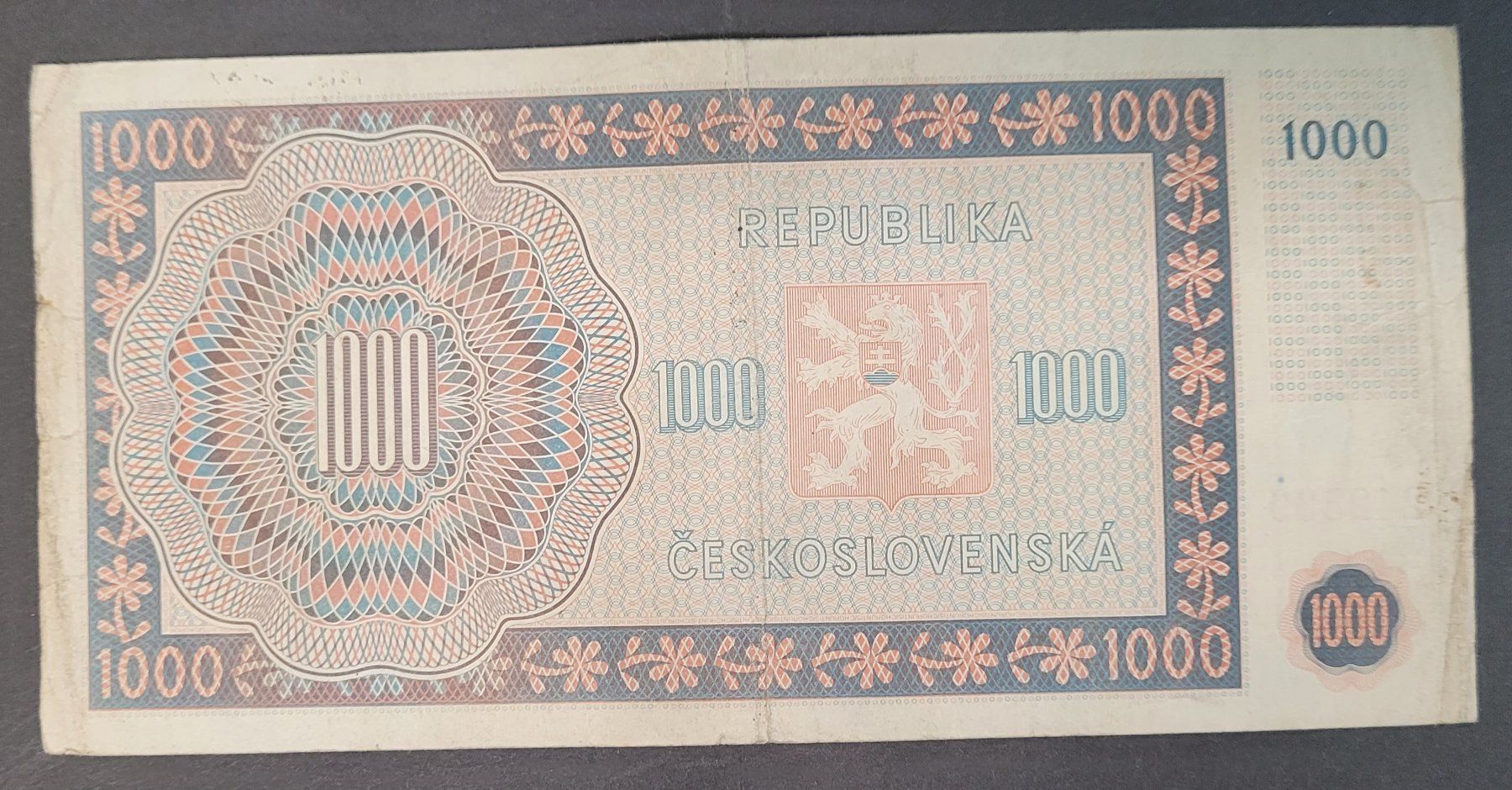 Banconote: 1'000 KRONEN / TSCHECHOSLOWAKEI 1945 – Usato da Mumpf venduto da antonio_schweiz_961 1