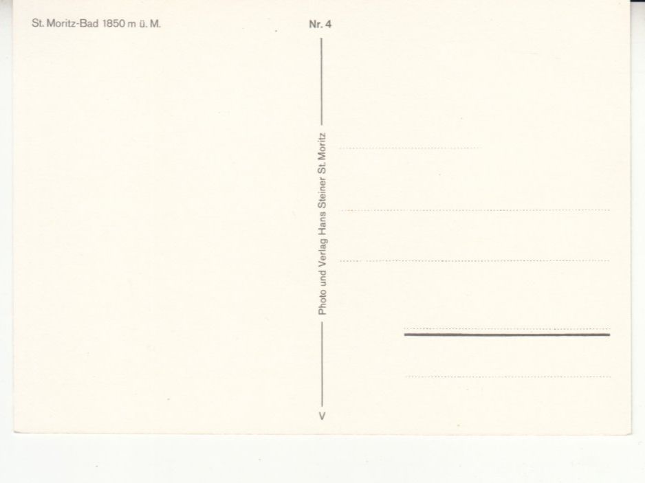 Cartoline postali: St. Moritz ca. 1970 – Usato da Bürglen TG venduto da StampGraf 1