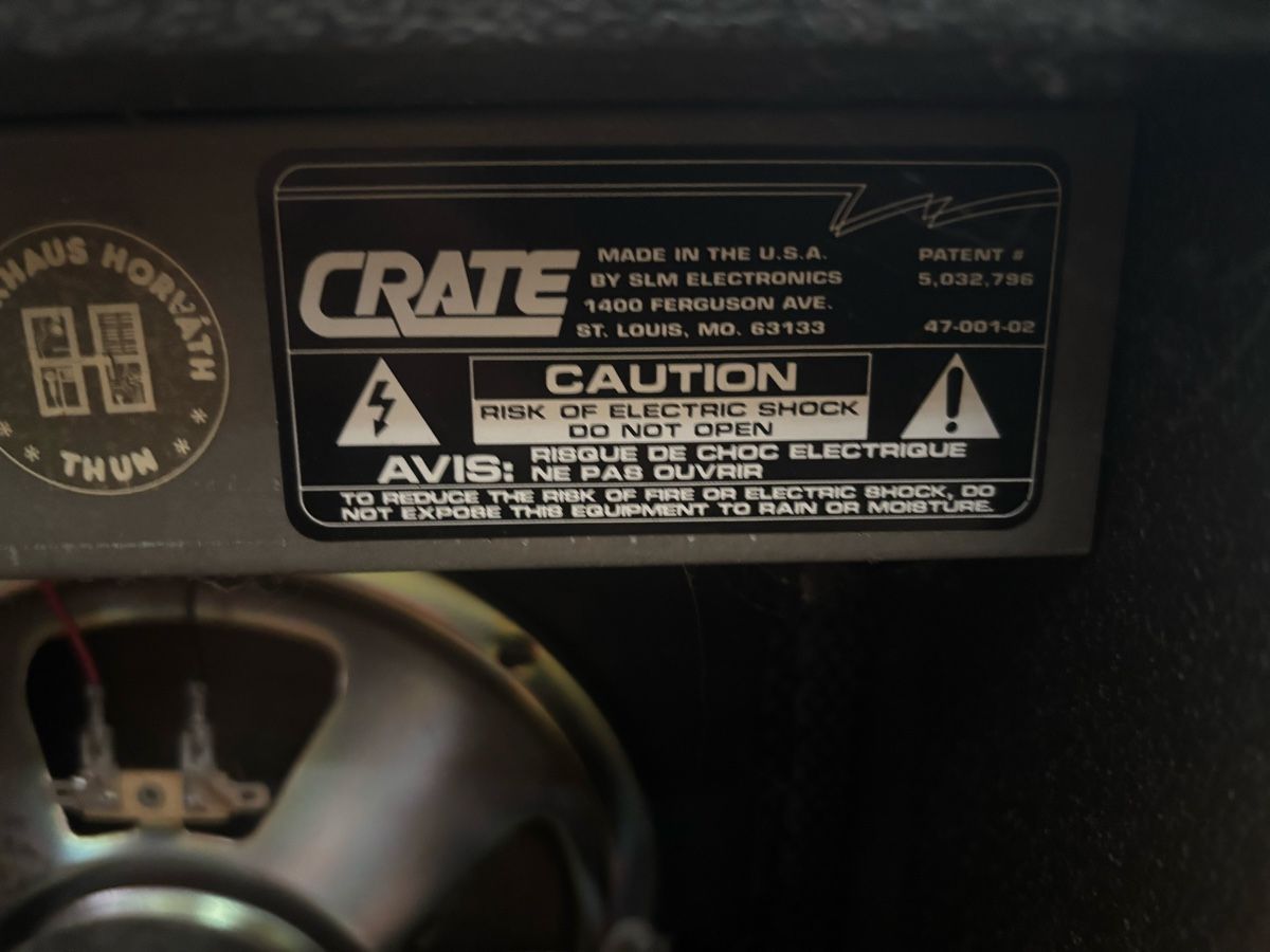 Amplificatori:  Crate Verstärker  – Usato da meiringen venduto da Vlinder01 4