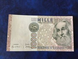 Italien Mille Lire, 1982