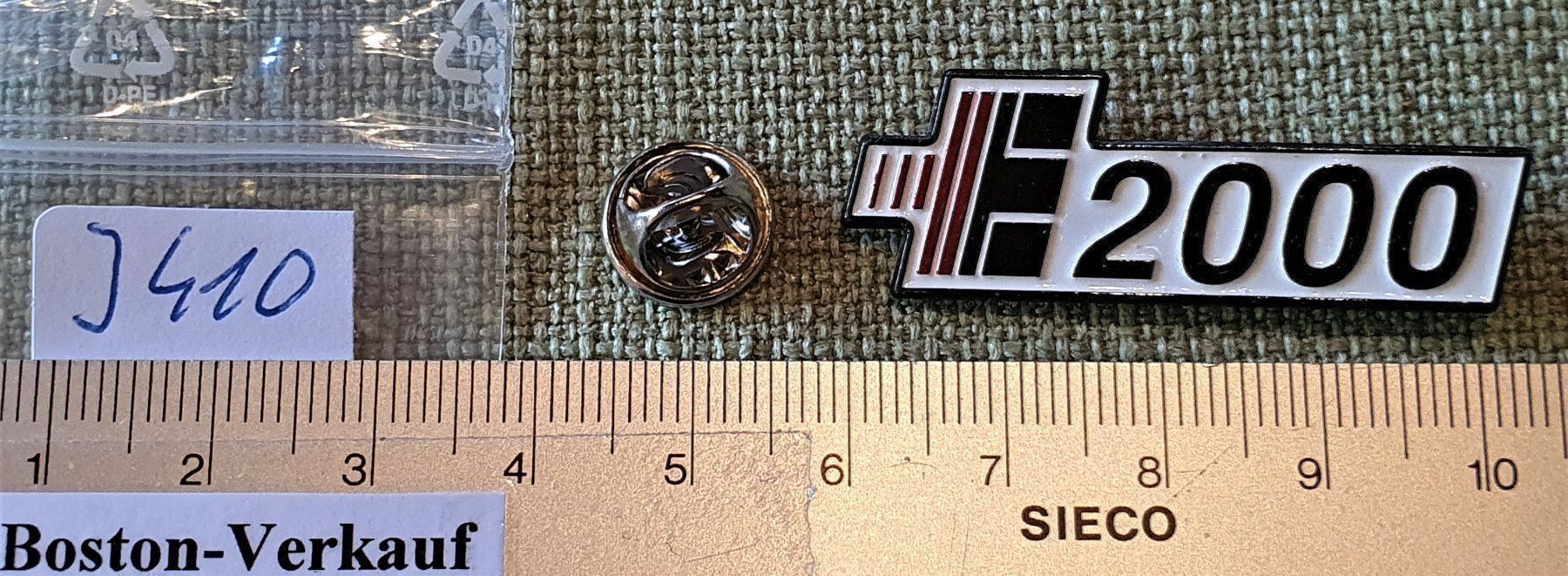 Sammelmarken & -punkte: J410 - Pin Schweiz  E  2000 – Gebraucht aus Reinach BL von Boston-Verkauf 1