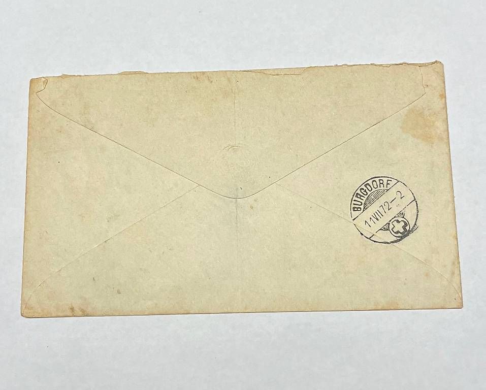 Alle Briefmarken: Alter Brief von 1872 – Gebraucht aus Dagmersellen von glahd 1