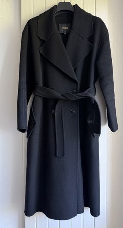 Maje Wollmantel schwarz