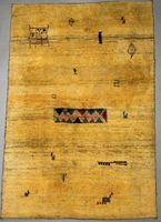 Wunderschöner Perserteppich Gabbeh 198x135.cm