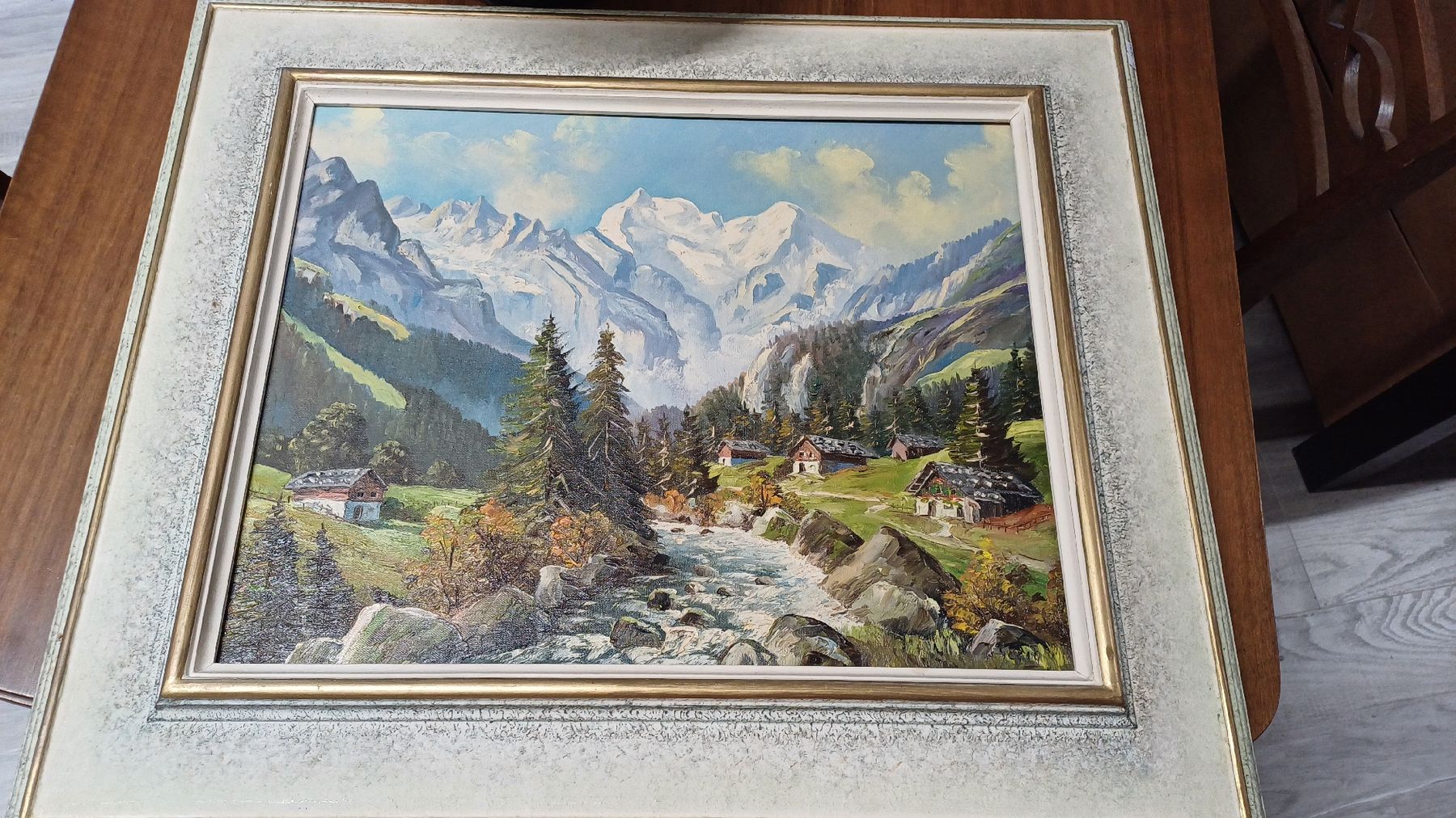 Dipinti: Schönes Oelbild Alois Gerig – Usato da Flawil venduto da Naphtali 7