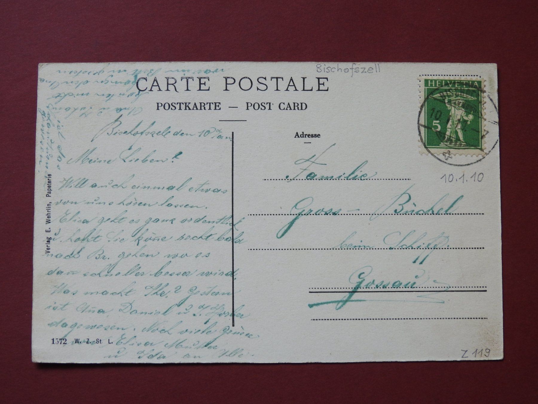 Cartoline postali: Bischofszell - Neugasse, belebt ! – Usato da Rain venduto da 999-800-K 1