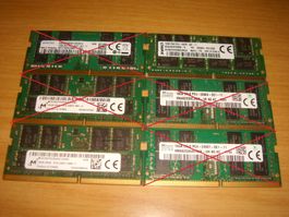 1 Stück 16gb ddr4 2400 RAM für Laptop.