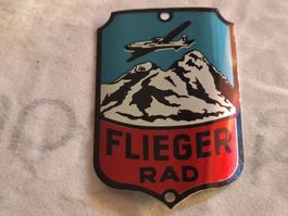 plaquette de cadre vélos farrader Flieger RAD collector rare