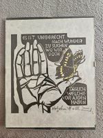 Künstler Mädy Zünd Holzschnitt