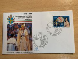 Vatikan Papst Johannes Paul II. 10 Jahre Italien Sonderbr...
