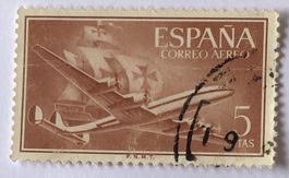 Briefmarke aus Spanien gestempelt