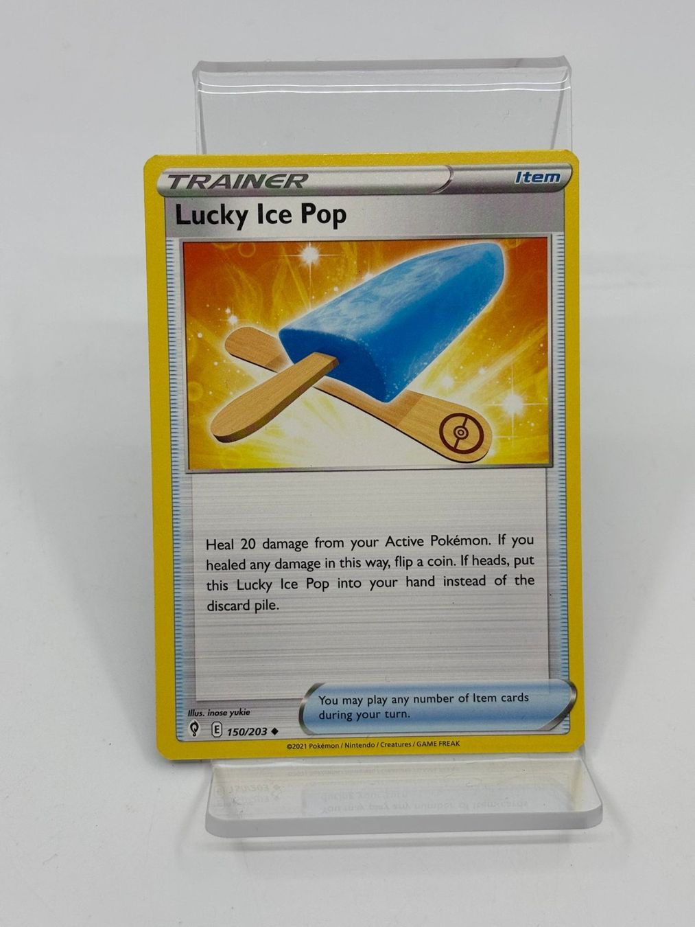 Pokémon Carte collezionabili: Pokemon Lucky Ice Pop 150/203 – Usato da Herisau venduto da Pokemon2026