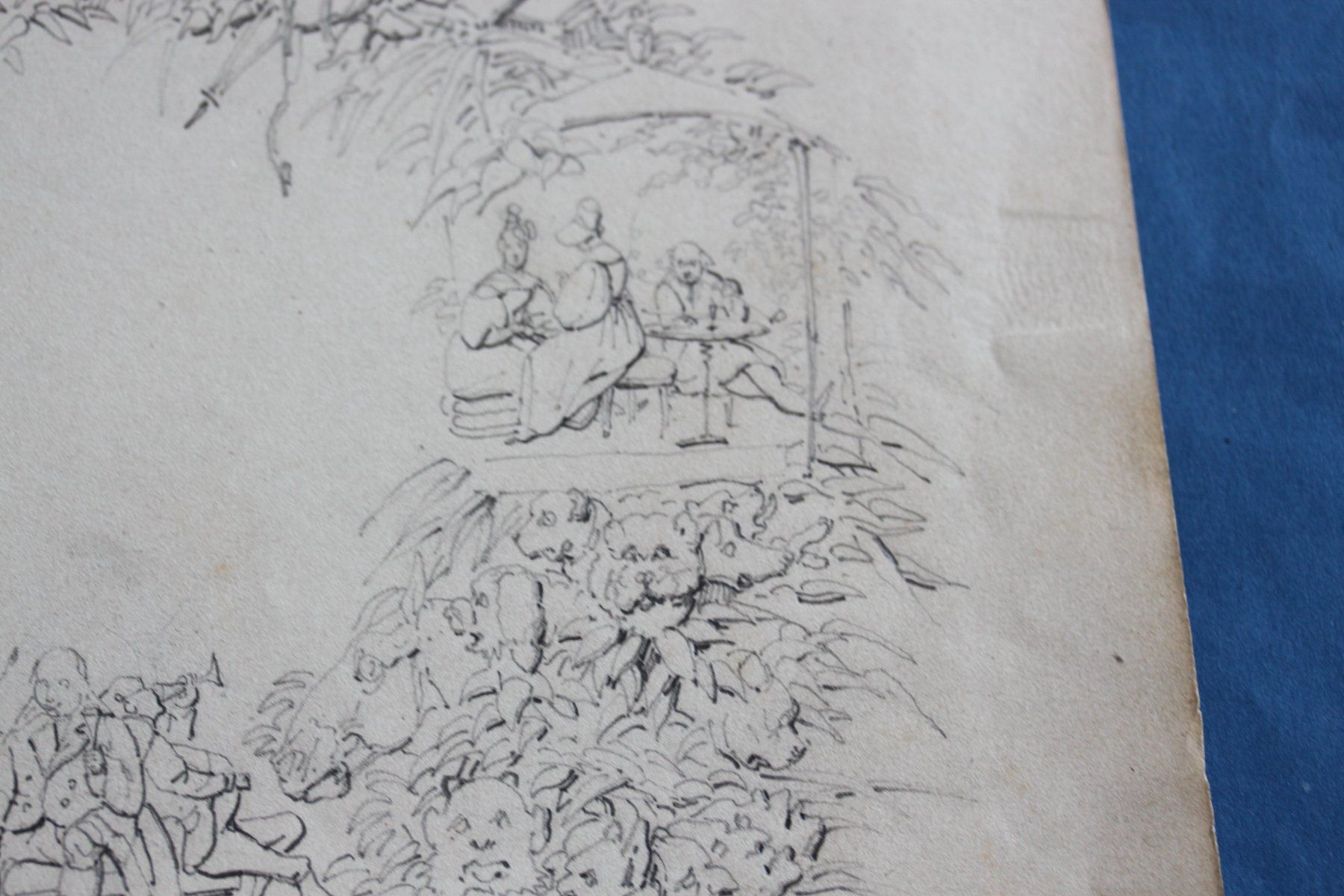 Dipinti: VOLMAR RUDOLF 1832 Zeichnung – Usato da Riehen venduto da Joncika 5